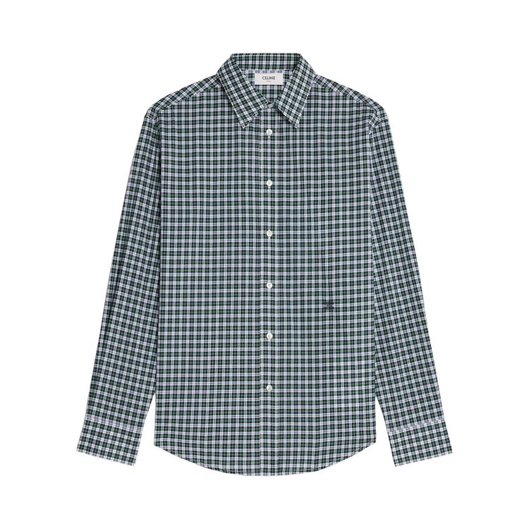 CELINE Relaxed Shirt BlancVertJaune