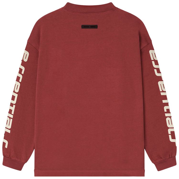 Fear of God Essentials Long Sleeve Tee Crimson
