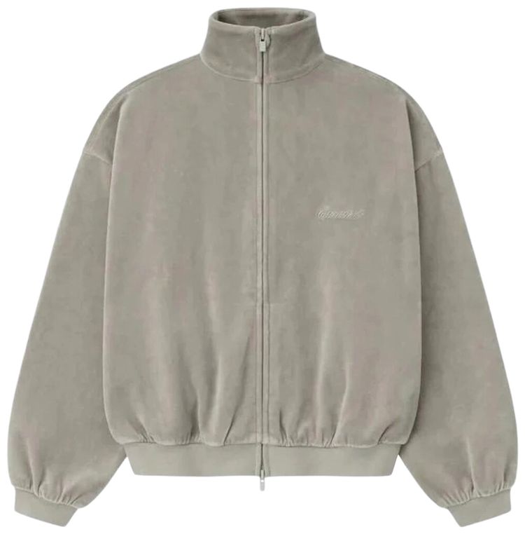 Fear of God Essentials Classic Fit Track Jacket Smoke Grey