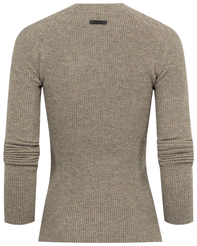 Fear of God Essentials Waffle Long Sleeve Top Homestead Heather