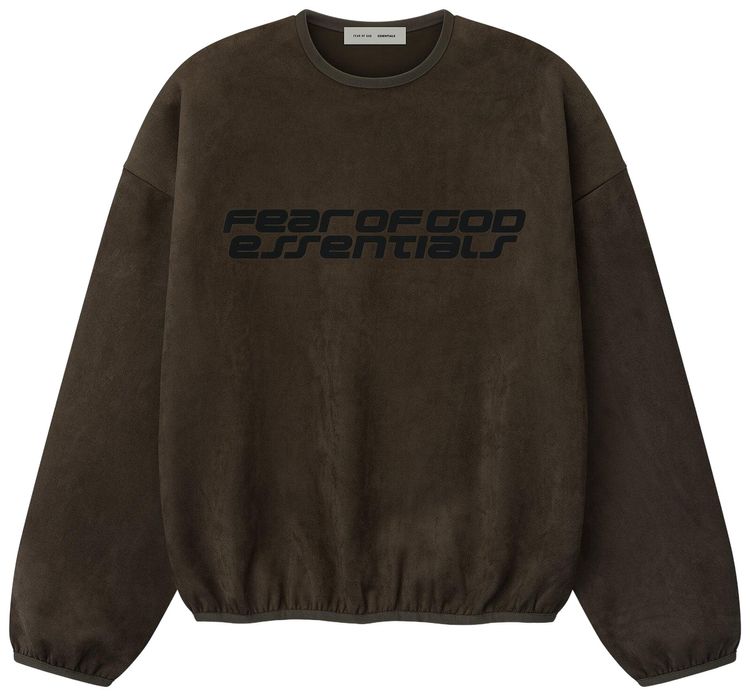 Fear of God Essentials Modern Crewneck Sweatshirt Brown