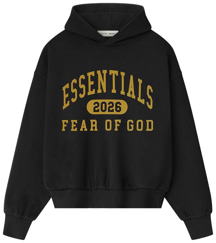 Fear of God Essentials Classic Hoodie Vintage Black
