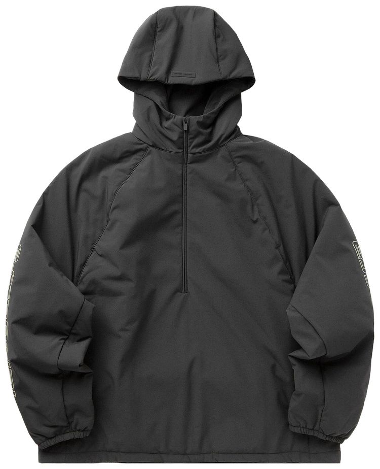 Fear of God Essentials Half Zip Anorak Vintage Black