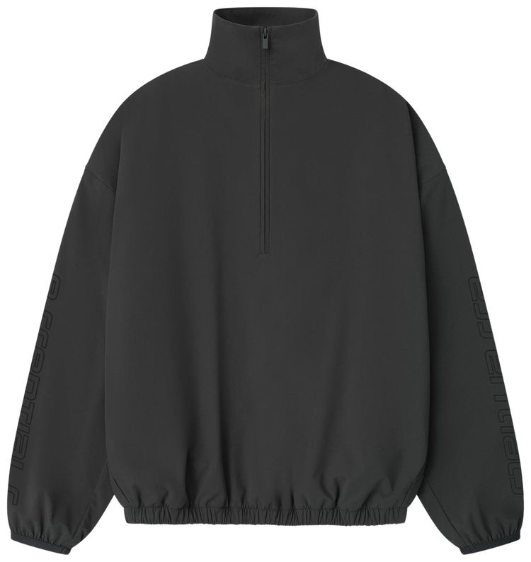 Fear of God Essentials Classic Half Zip Track Jacket Iron Grey
