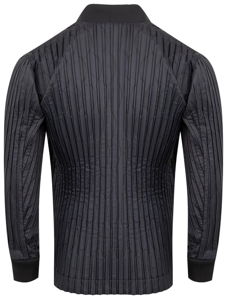 Issey Miyake Padded Pleats Top Charcoal