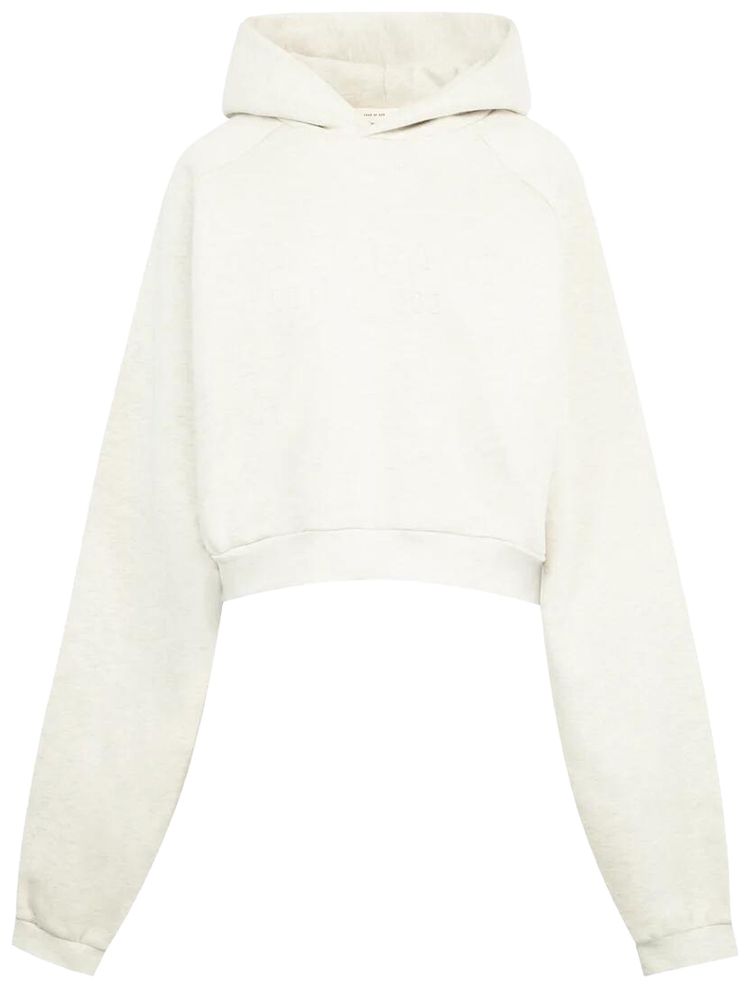 Fear of God Essentials 90s Raglan Hoodie Oatmeal Heather