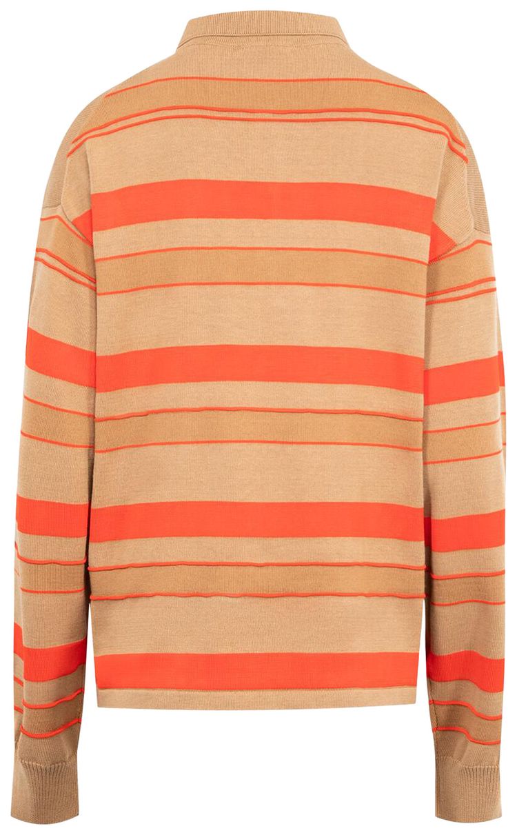 JW Anderson Knitted Rugby Polo Biscuit