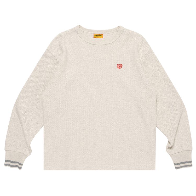 Human Made Thermal Long Sleeve T Shirt White