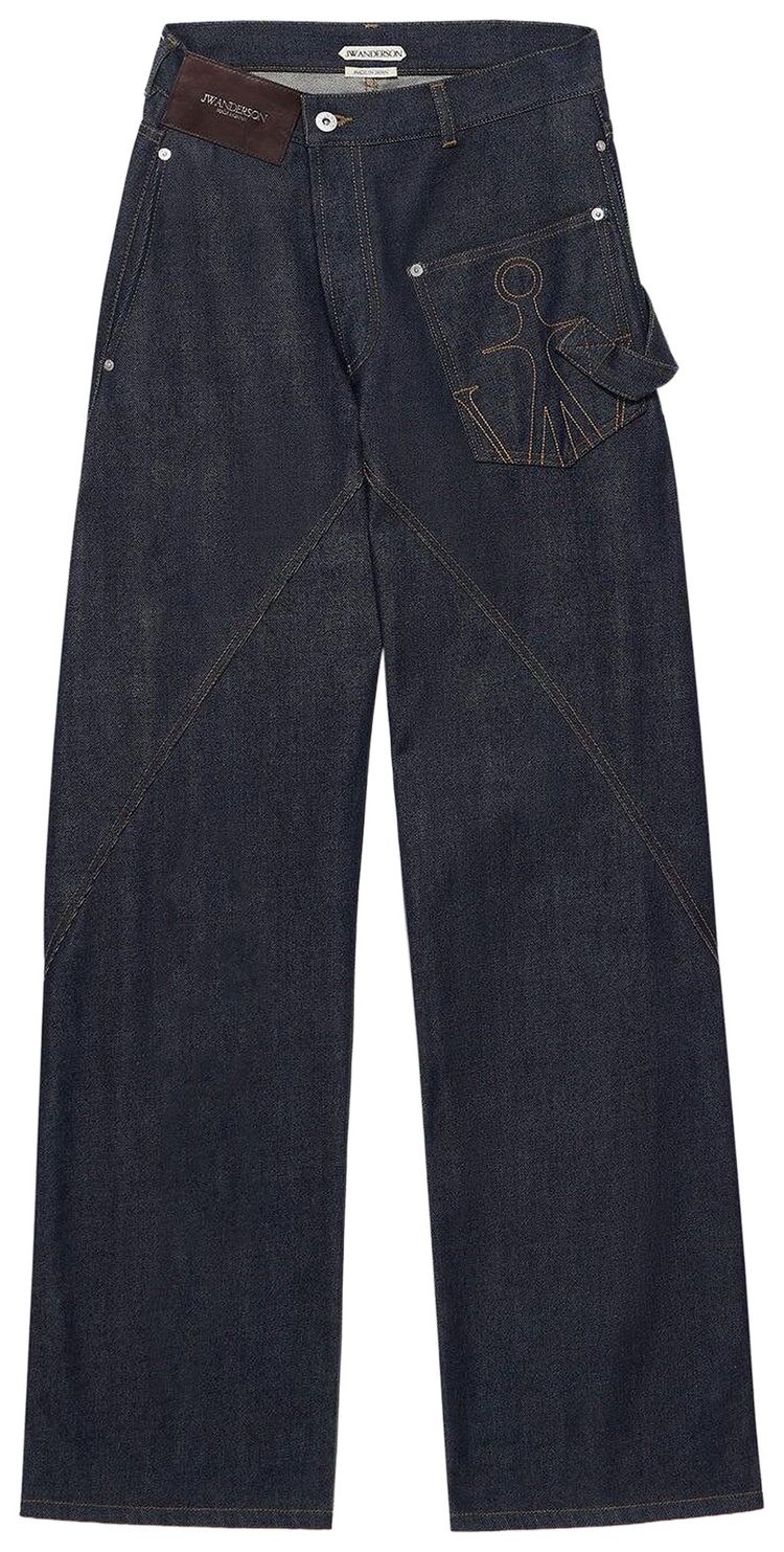 JW Anderson Twisted Workwear Jeans Indigo