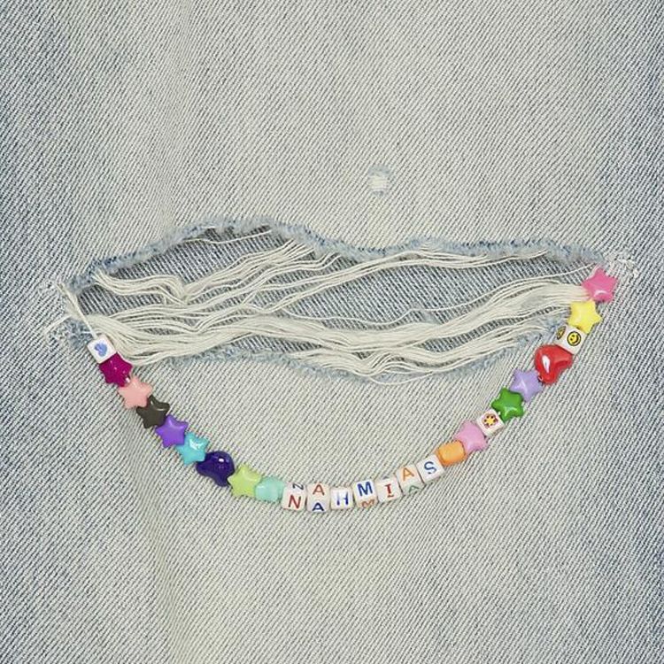 Nahmias Friendship Baggy Jeans Light Wash Denim