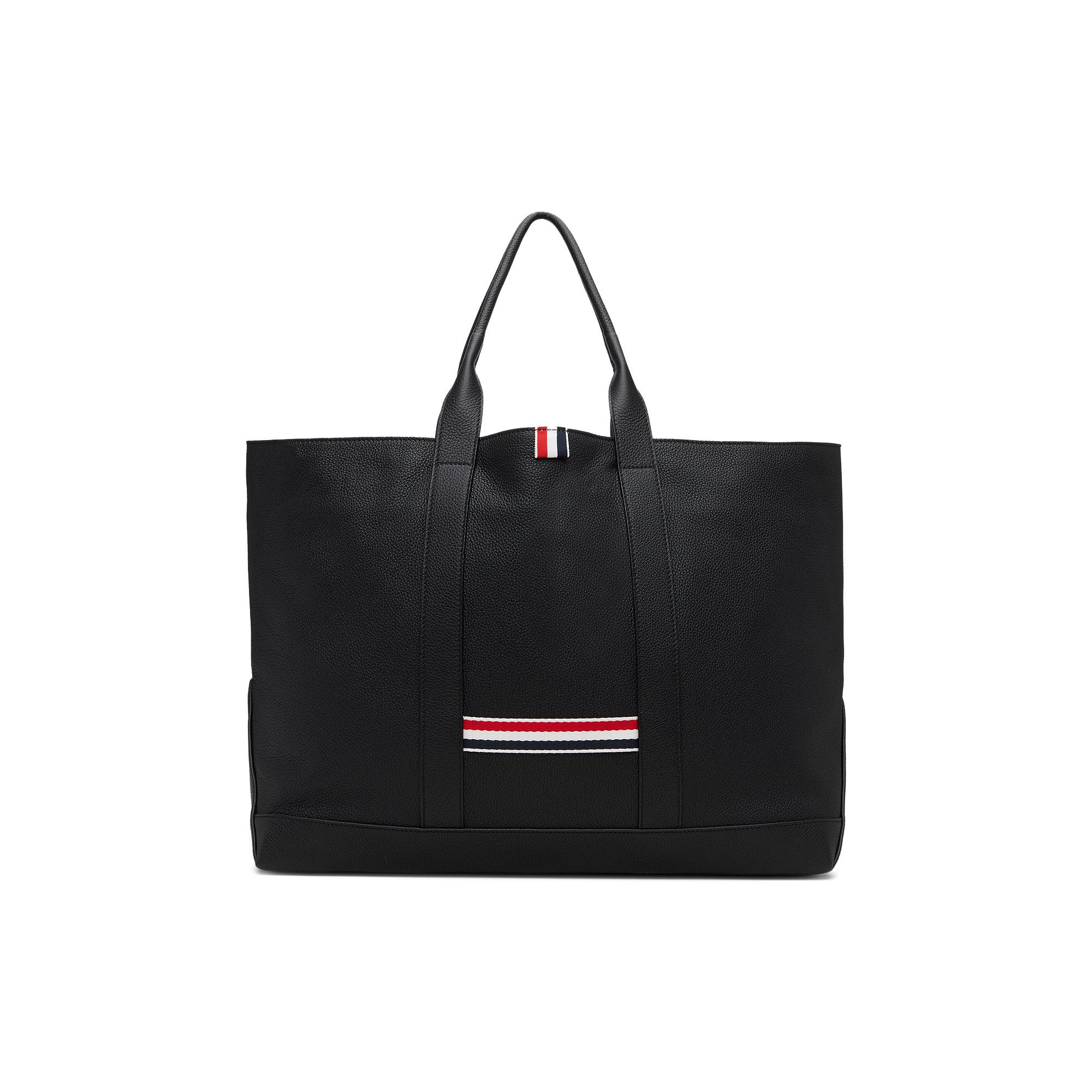Buy Thom Browne Medium Tool Tote Bag In Soft Pebble Grain Leather