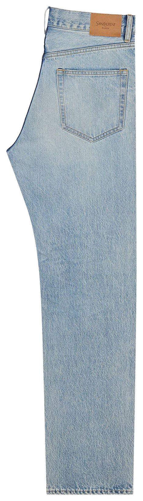 Saint Laurent Loose Straight Jean South Blue