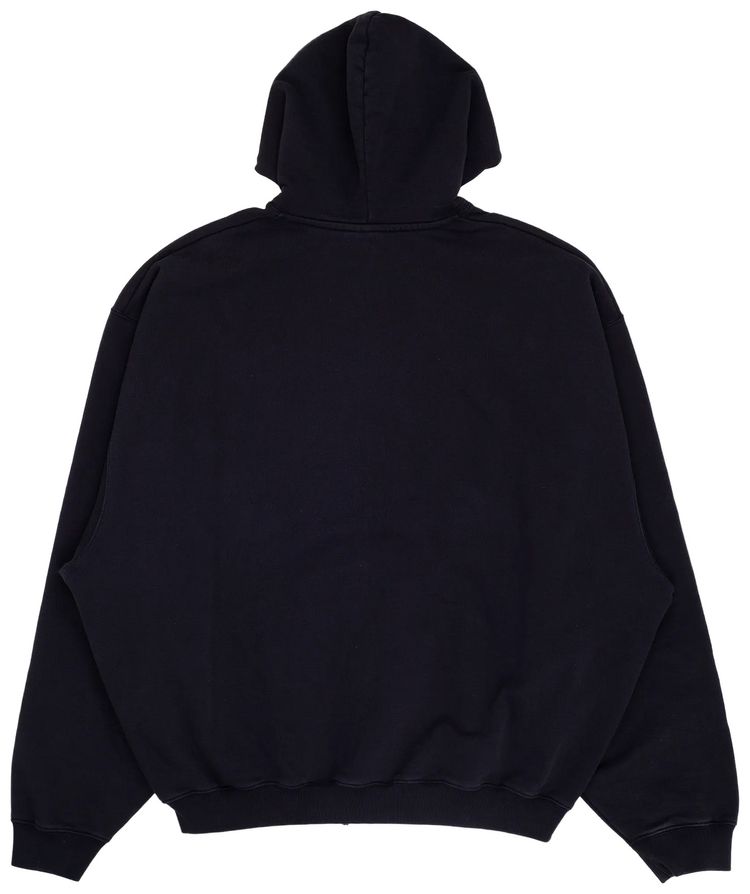 Vetements Paris Tourist Zip Up Hoodie Black