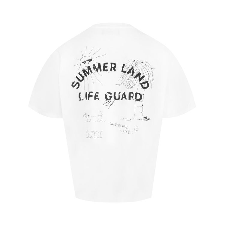Nahmias Life Guard Script Boxy T Shirt White