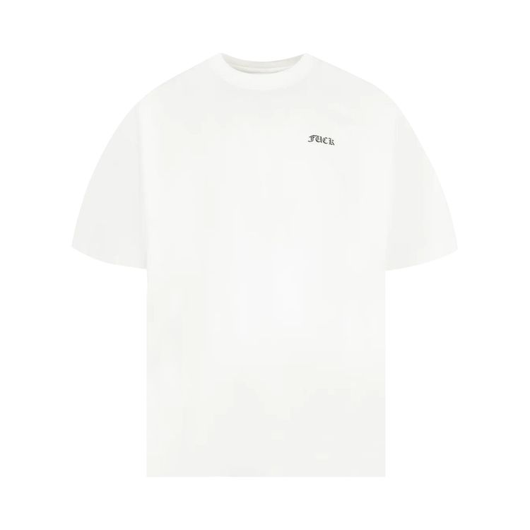 Vetements FU T Shirt Vanilla