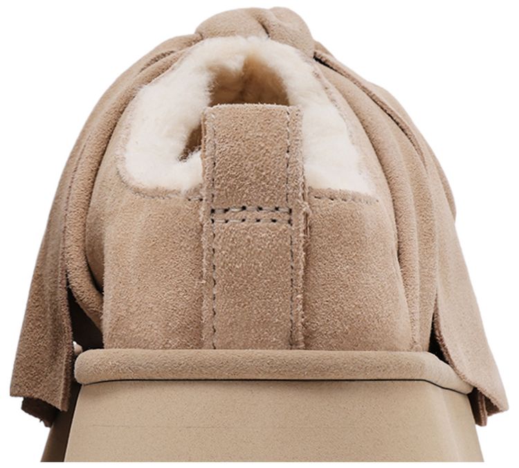 UGG Wmns Platform Slip On Bow Slipper Sand