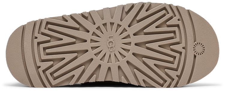 UGG Wmns Platform Slip On Bow Slipper Sand