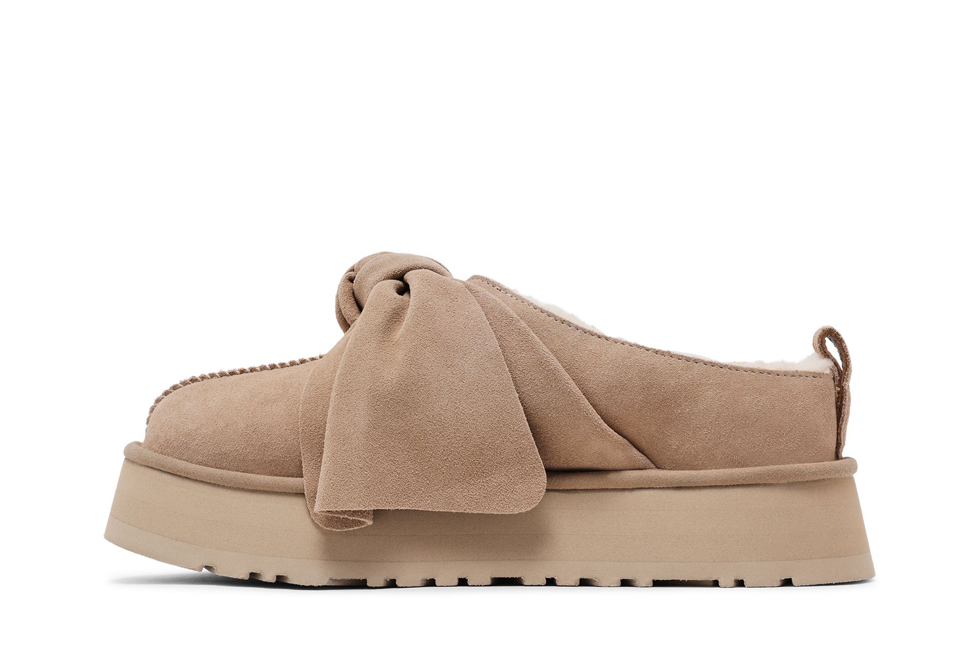 Buy UGG Wmns Platform Slip-On Bow Slipper 'Sand' - 1176290 SAN | GOAT