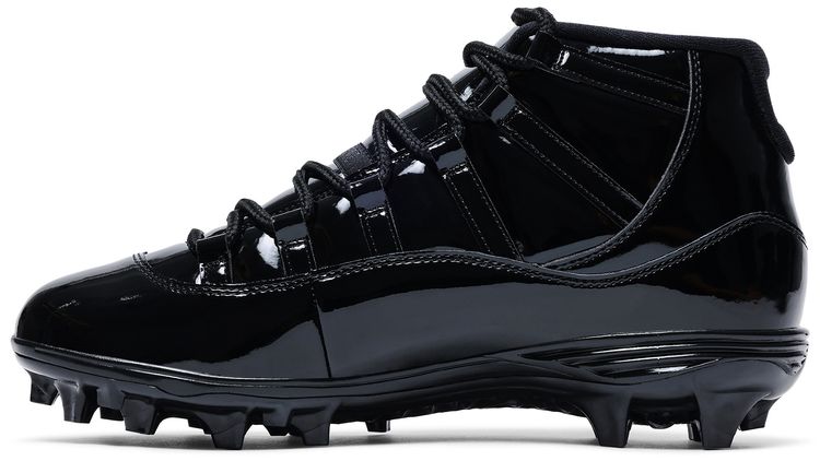 Air Jordan 11 Mid TD Cleat Patent Black