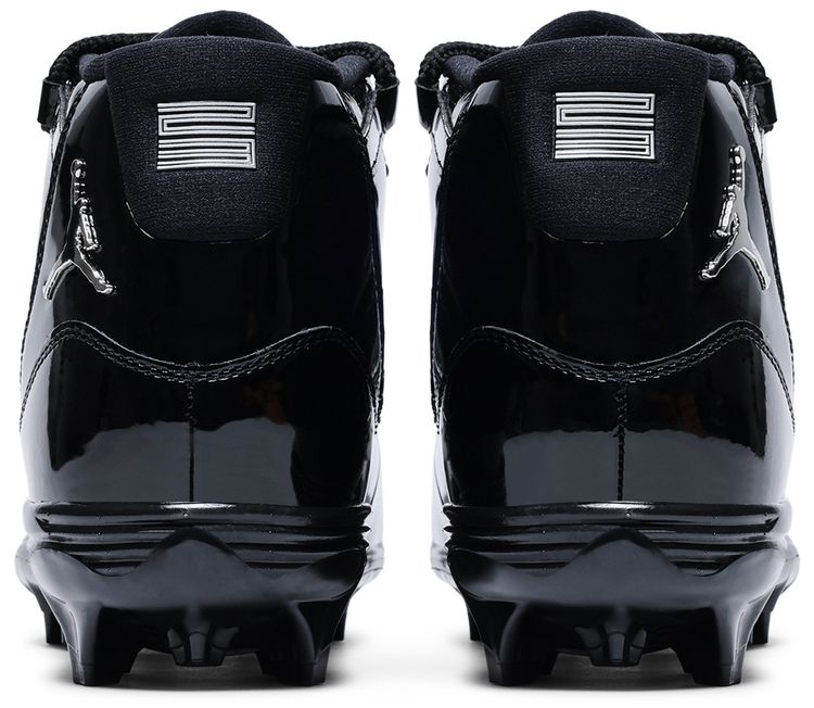 Air Jordan 11 Mid TD Cleat Patent Black