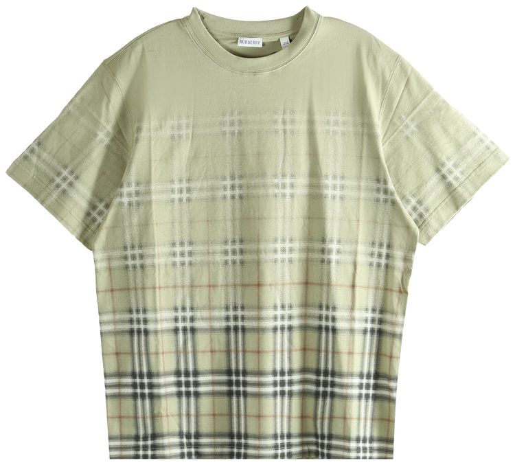 Burberry Ryan Check T Shirt Glade Green IP Check