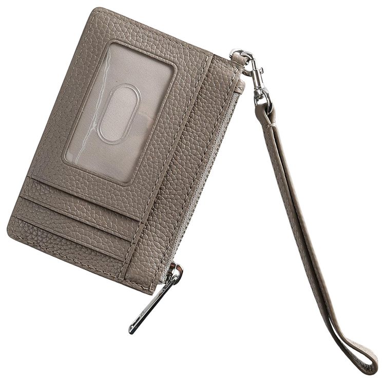 Marc Jacobs Groove Top Zip Wristlet Concrete