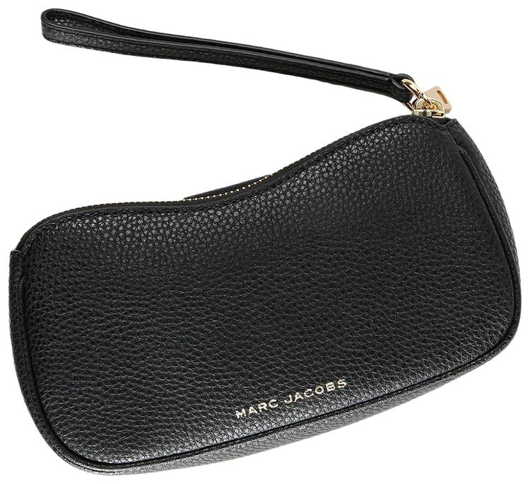 Marc Jacobs Signet Turnlock Wristlet Black