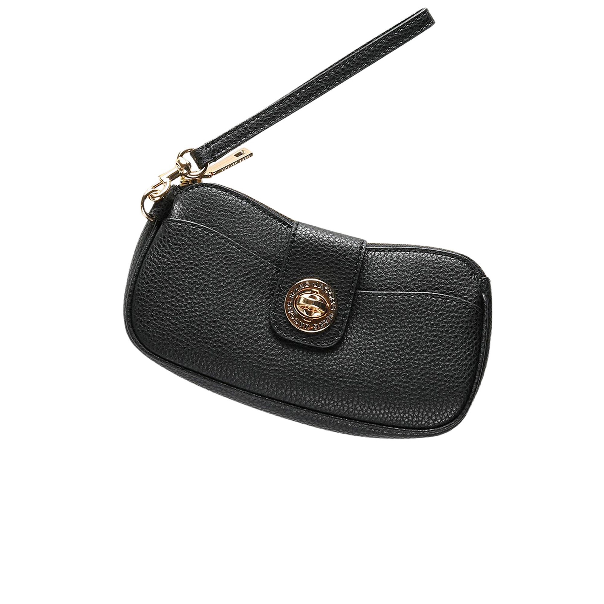 Buy Marc Jacobs Signet Turnlock Wristlet 'Black' - 4R4SCP011S01