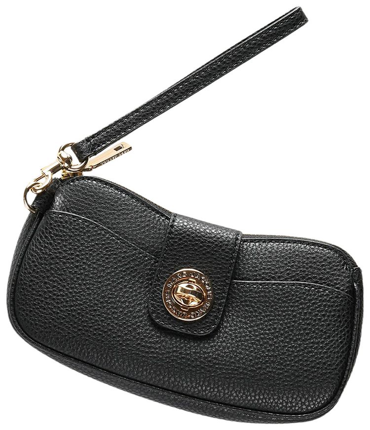Marc Jacobs Signet Turnlock Wristlet Black