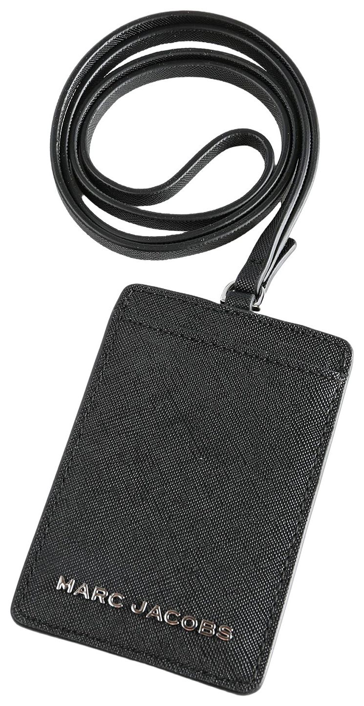Marc Jacobs Trademarc 20 ID Lanyard Black