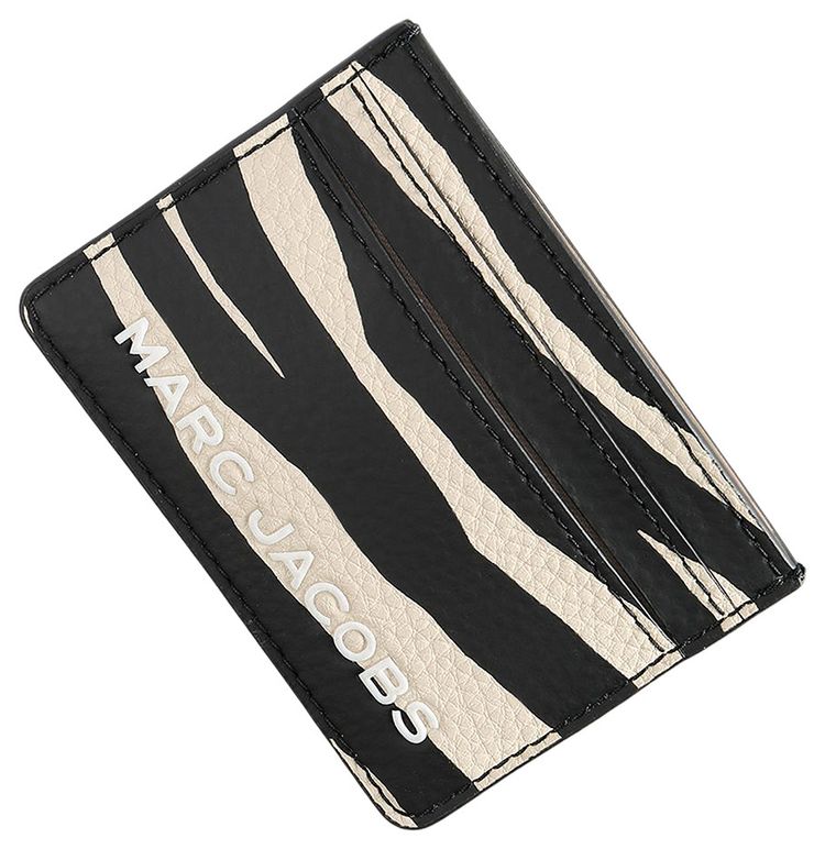 Marc Jacobs Zebra Bold Card Case BlackWhite