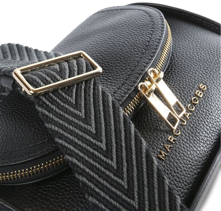 Marc Jacobs Signet Turnlock Saddle Bag Black