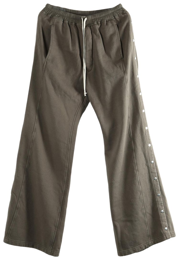 Rick Owens DRKSHDW Pantaloni In Felpa Wide Pusher Pants Dark Dust