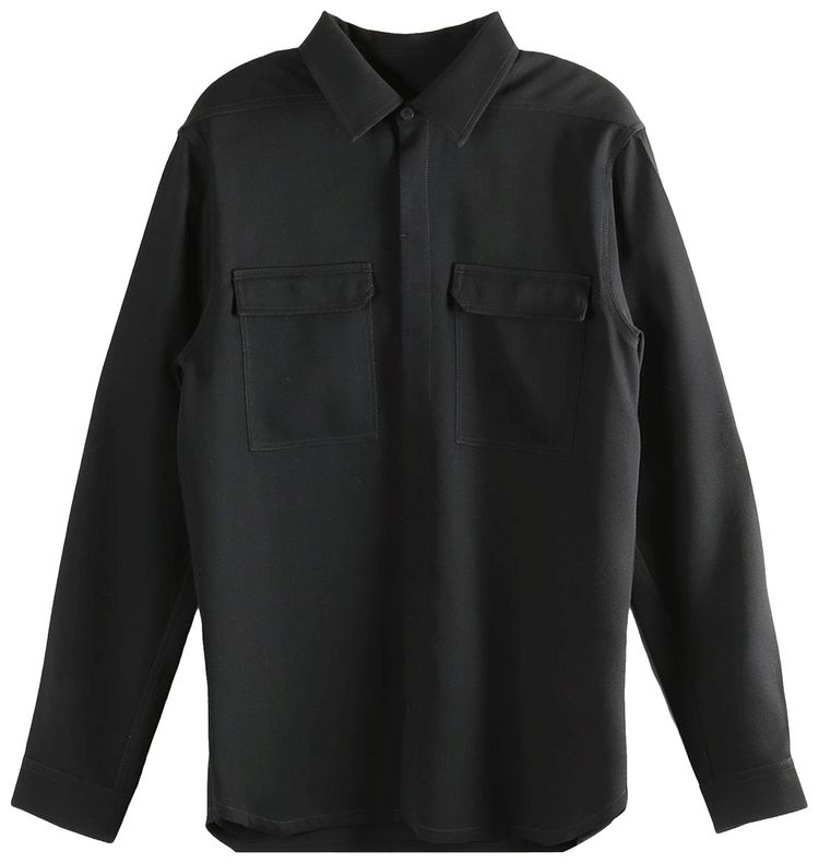 Rick Owens Work Shirt Black