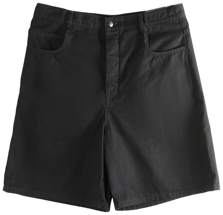 Ann Demeulemeester Narve 5 Pocket Comfort Bermuda Shorts Black
