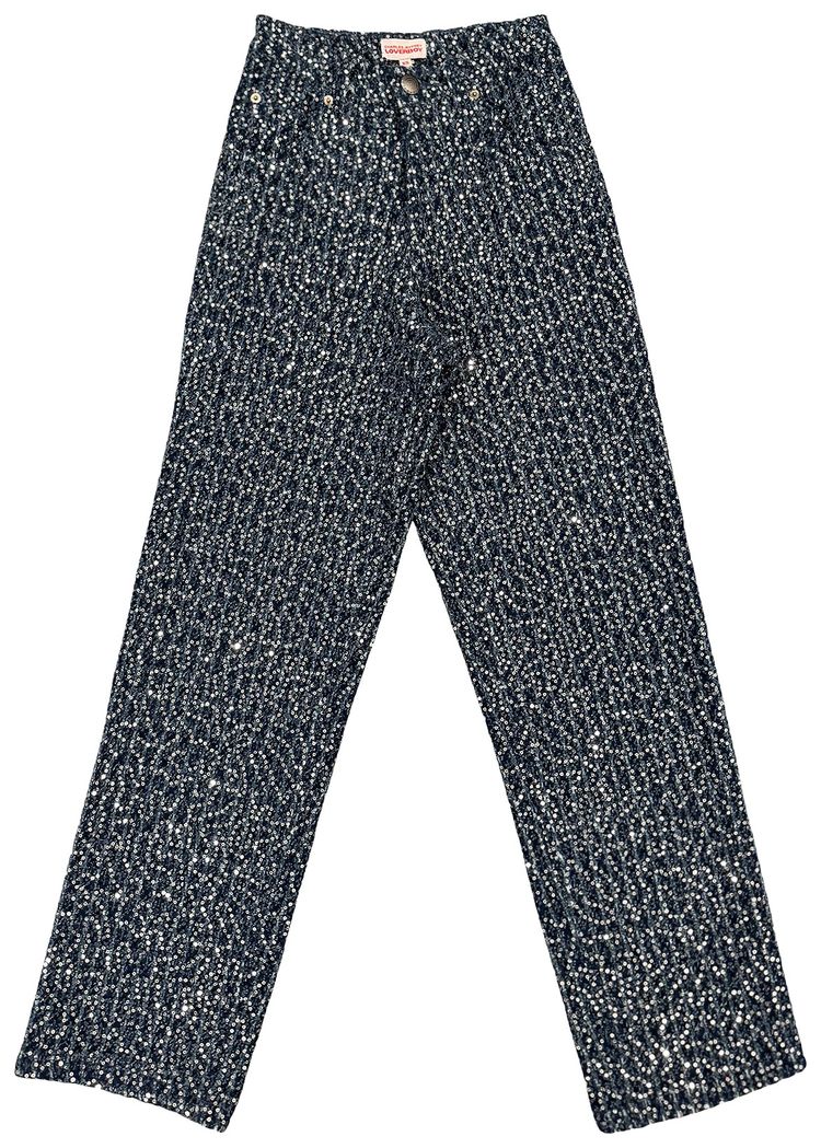 Charles Jeffrey Loverboy Art Denim Jean Blue