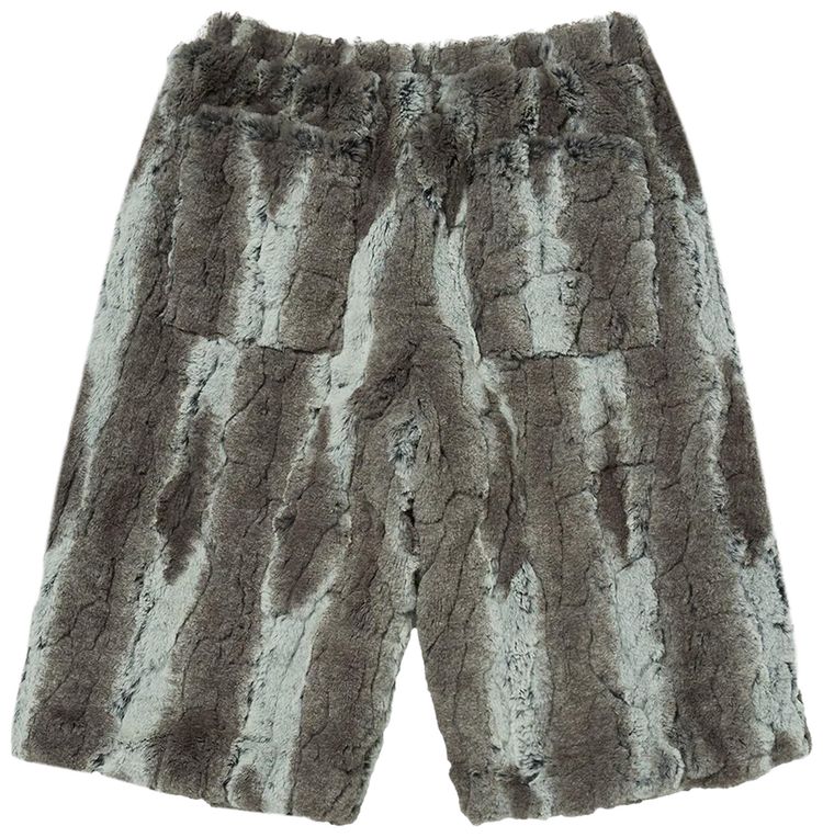 Thug Club Bone Fur Shorts Ivory