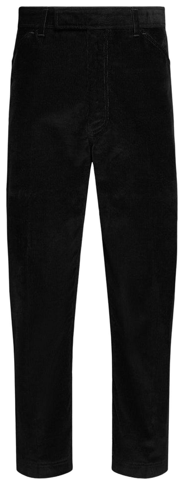 Thom Browne Narrow Wale Corduroy Tapered Chino Black