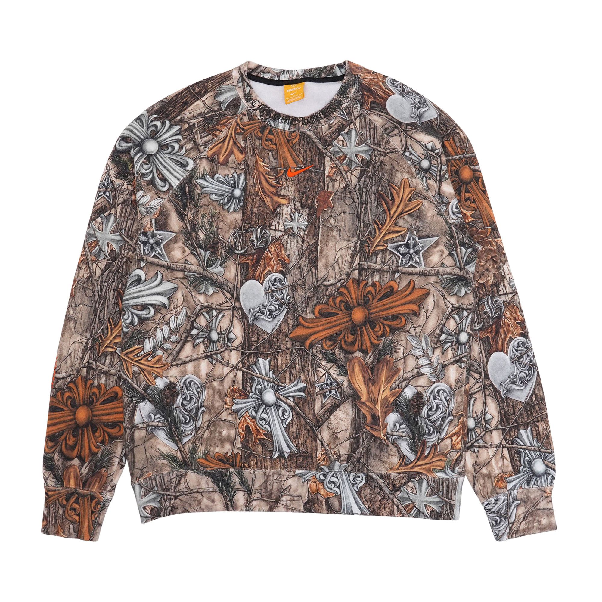 Buy Chrome Hearts x NOCTA x Nike Cardinal Stock Fleece Crewneck