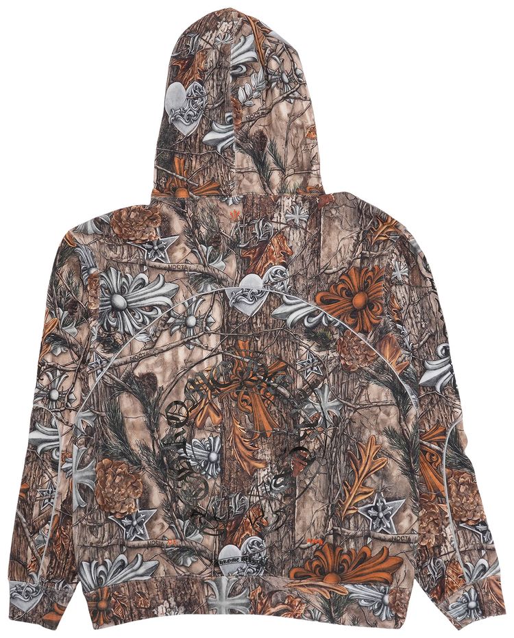 Chrome Hearts x NOCTA x Nike Cardinal Stock Fleece Hoodie Multi ColorSafety Orange