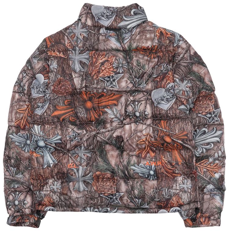 Chrome Hearts x NOCTA x Nike Cardinal Stock Puffer Jacket Multi ColorSafety Orange