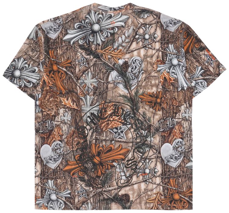 Chrome Hearts x NOCTA x Nike Cardinal Stock Short Sleeve Tee Multi ColorSafety Orange