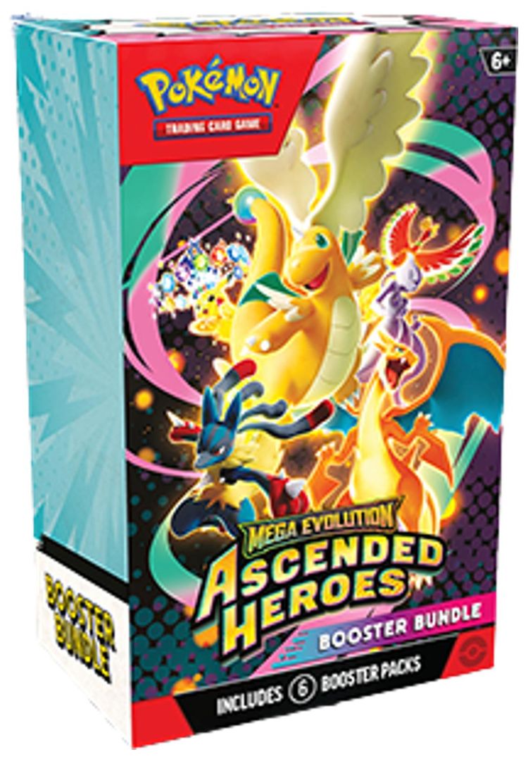 Pokemon Mega Evolution Ascended Heroes Booster Bundle
