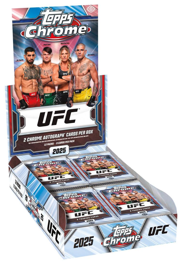 2025 Topps Chrome UFC Hobby Box