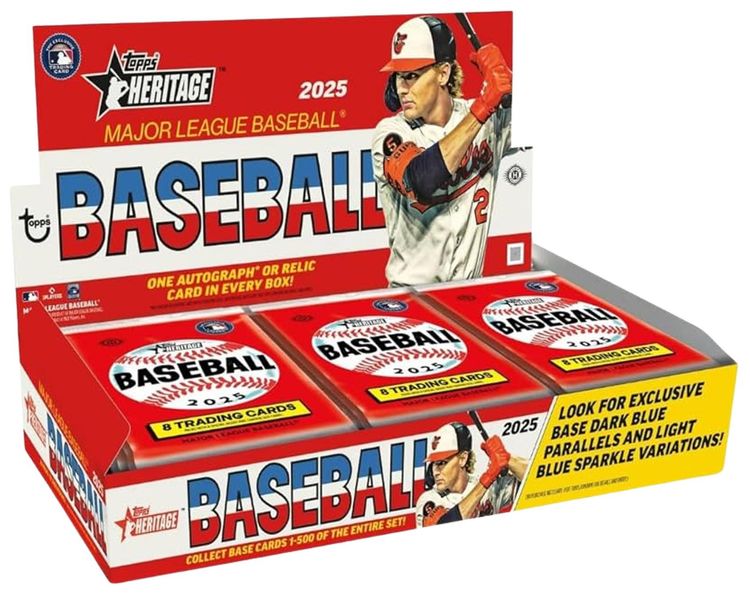 2025 Topps Heritage Baseball Hobby Box