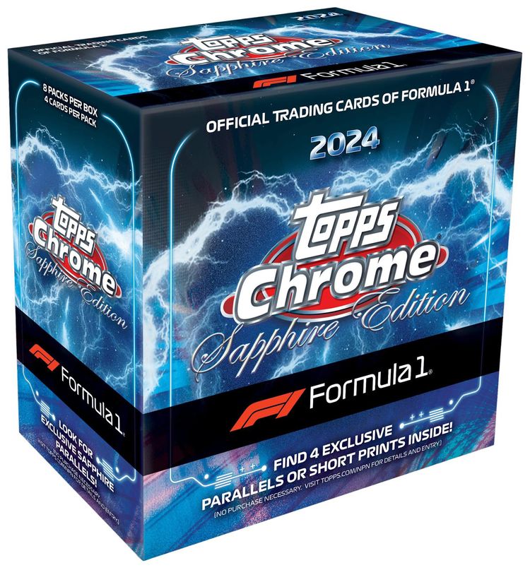 2024 Topps Chrome Sapphire Formula 1 Hobby Box