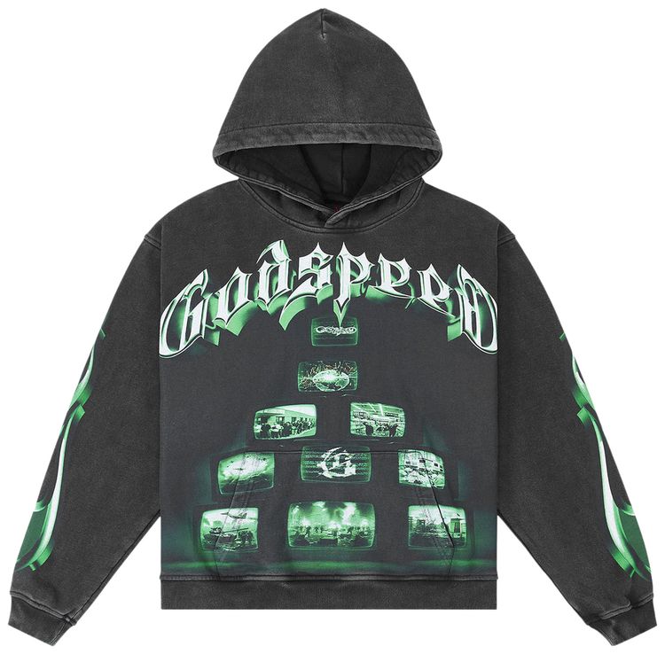Godspeed Overstimulation 2025 Hoodie Black Wash