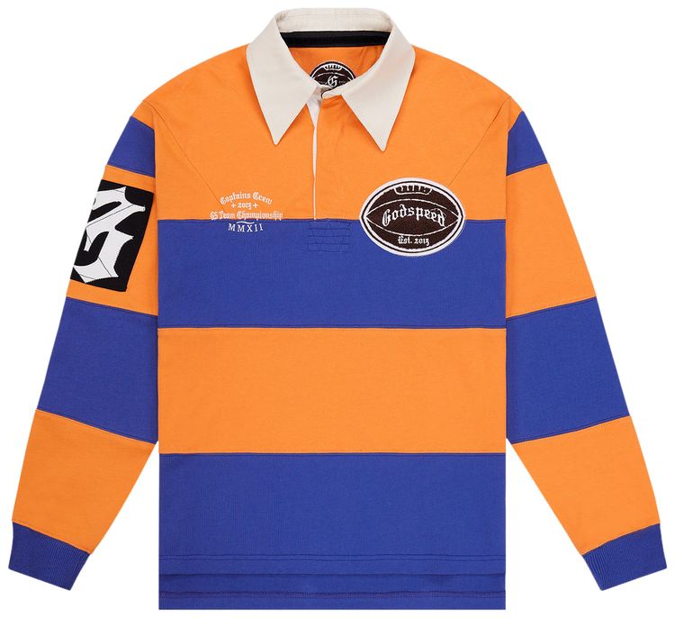 Godspeed Classic Field Rugby Shirt OrangeBlue
