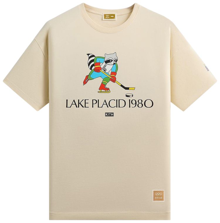 Kith For Olympics Heritage Lake Placid Vintage Tee Sandrift