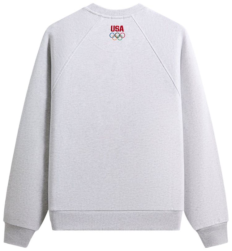 Kith For Team USA Raglan Nelson Crewneck Light Heather Grey